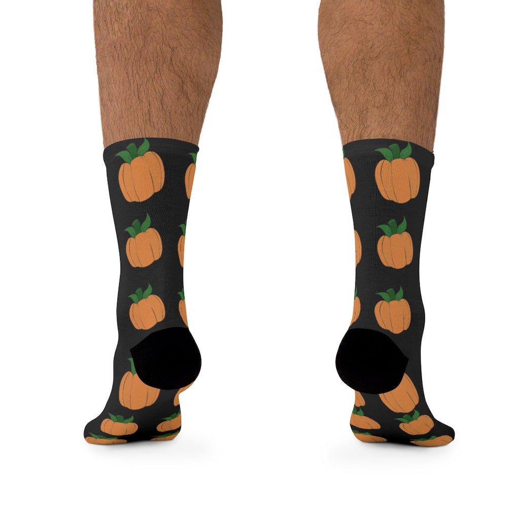 Pumpkin Socks - WolfDuckStudiosMerch