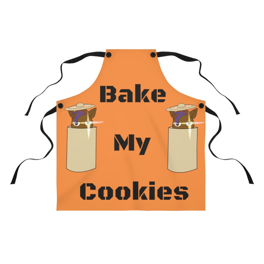 Bake my cookies Apron - WolfDuckStudiosMerch