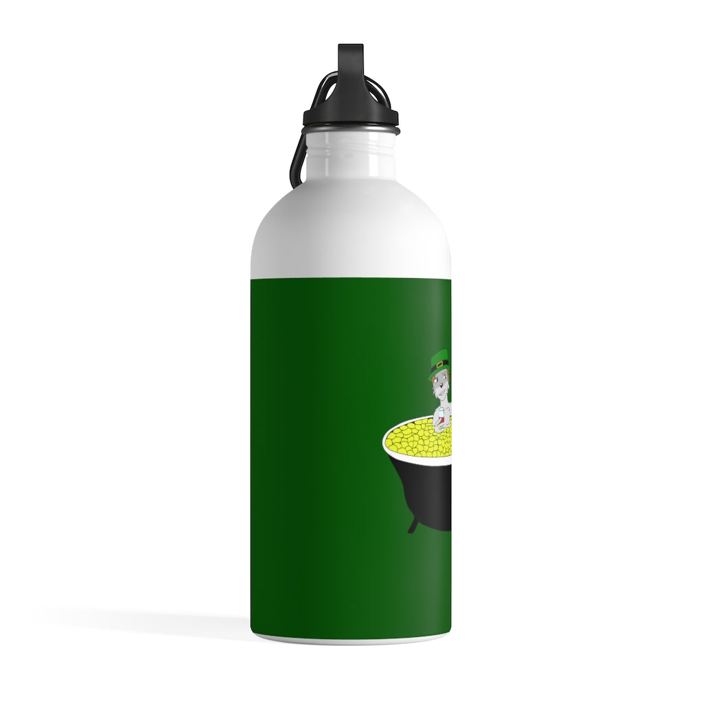 Hot Tubbin Leprechauns Water Bottle - WolfDuckStudiosMerch
