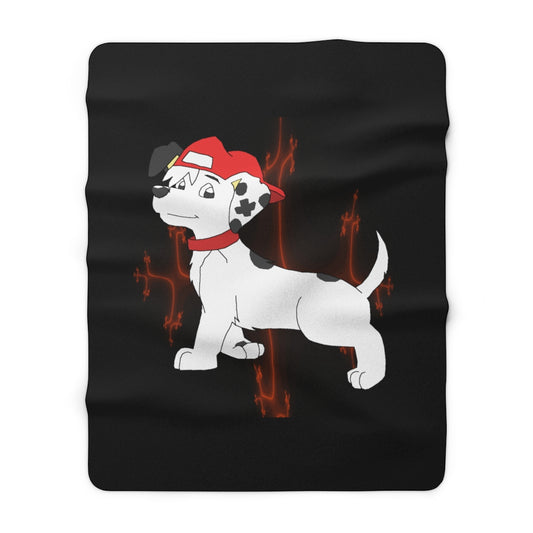 Puppy D. Sherpa Fleece Blanket - WolfDuckStudiosMerch