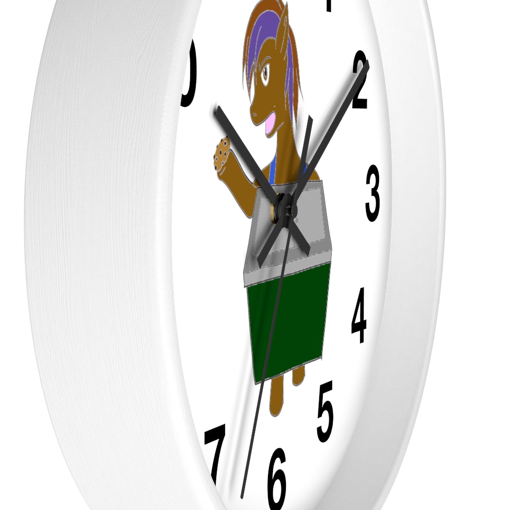 Cookie Vendor Wall clock - WolfDuckStudiosMerch