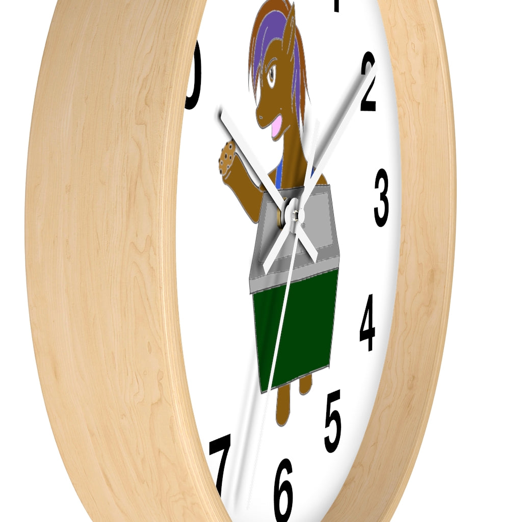 Cookie Vendor Wall clock - WolfDuckStudiosMerch
