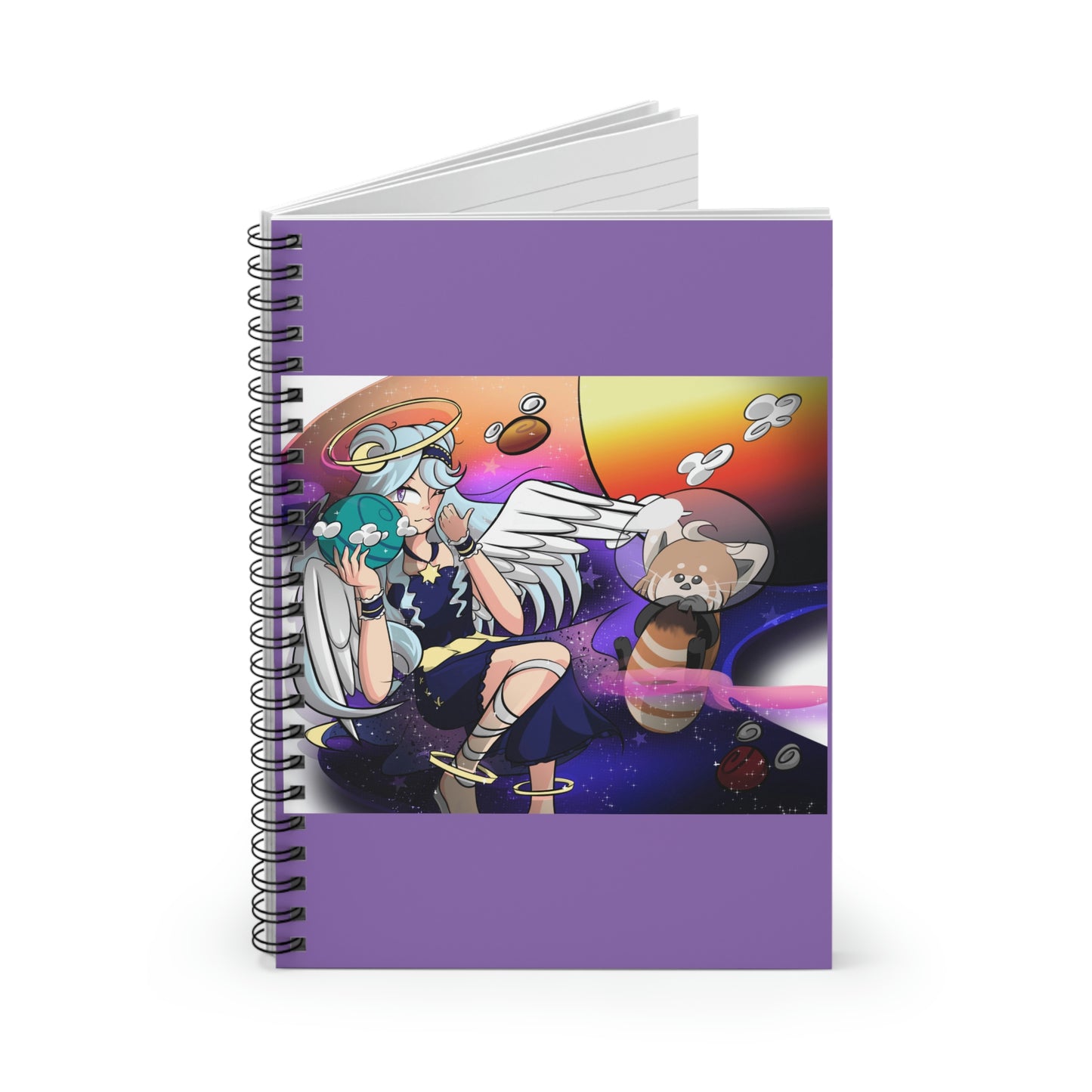 Angel of the universe Spiral Notebook - Ruled Line