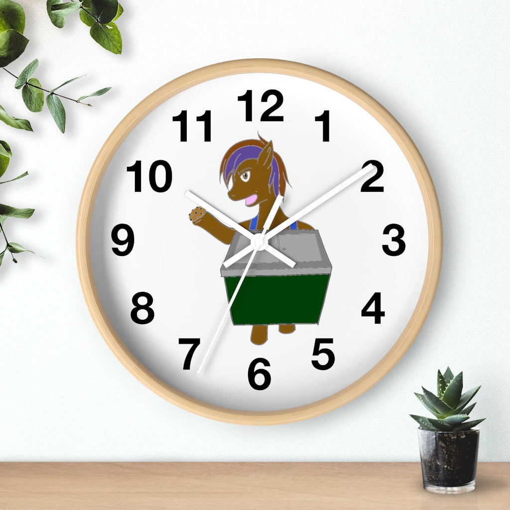Cookie Vendor Wall clock - WolfDuckStudiosMerch