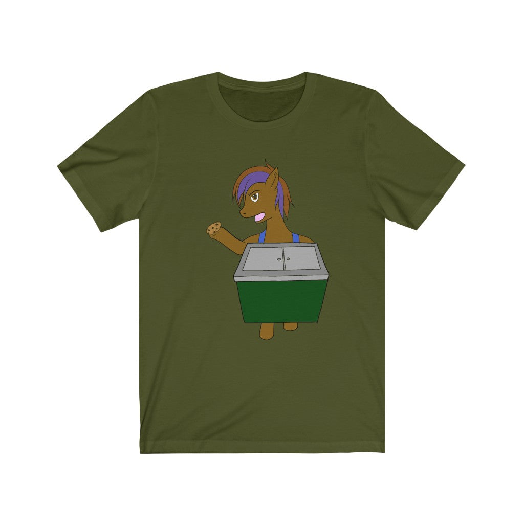Cookie Vendor Unisex Jersey Short Sleeve Tee - WolfDuckStudiosMerch