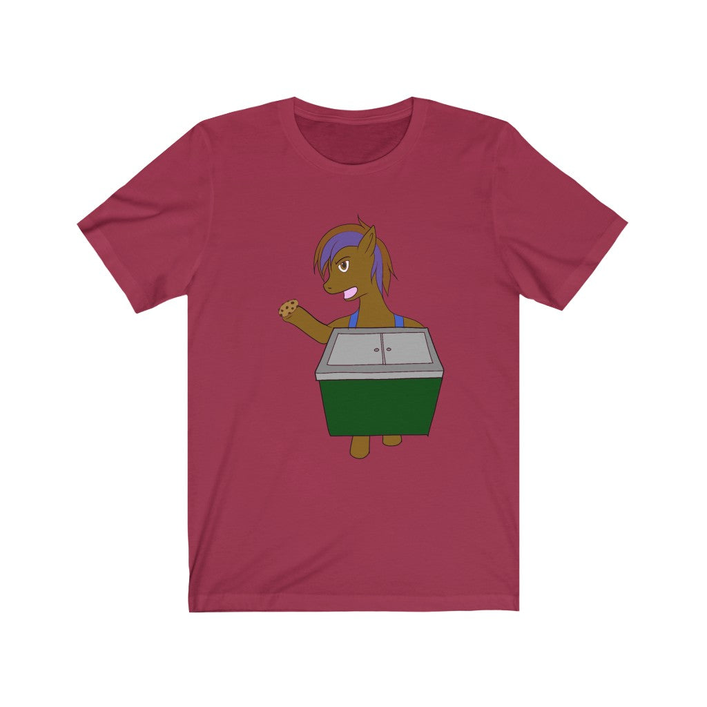 Cookie Vendor Unisex Jersey Short Sleeve Tee - WolfDuckStudiosMerch