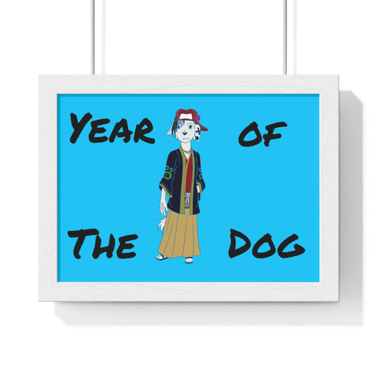 Year of the Dog  Premium Framed Horizontal Poster - WolfDuckStudiosMerch