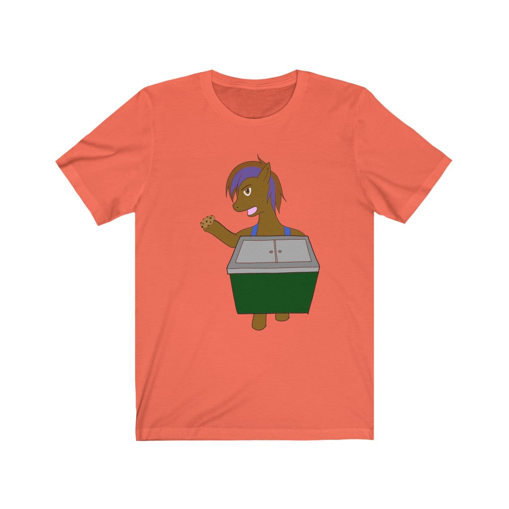 Cookie Vendor Unisex Jersey Short Sleeve Tee - WolfDuckStudiosMerch