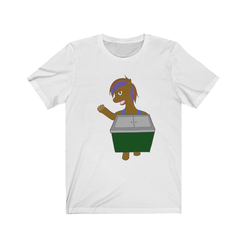Cookie Vendor Unisex Jersey Short Sleeve Tee - WolfDuckStudiosMerch