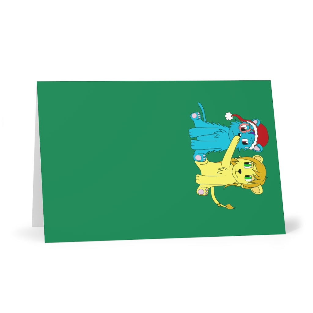 Merry Pokemas Greeting Cards (7 pcs) - WolfDuckStudiosMerch