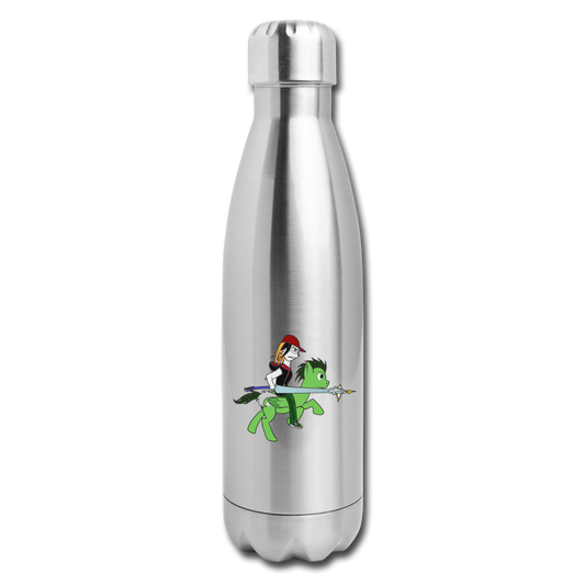 LimeStar Insulated Stainless Steel Water Bottle - WolfDuckStudiosMerch